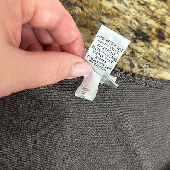 Chico’s Travelers Wrinkle Free Brown Shift Tank Dress Size L - Picture 5 of 7